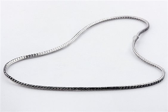 Necklace Comete Man Tennis in Silver Zircone UGL 738 N M50 - UGL 738 N M50